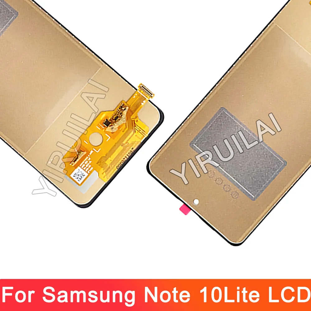 Tela tft para samsung galaxy note 10 lite display lcd com peças digitador da tela de toque para samsung n770 n770f/ds n770f/dsm