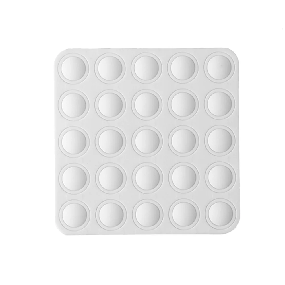 

25pcs Silicone Color Card For Polish Display Detachable Rack Hold 25 Jars Nail Art Tips Organizer Nail Oil Glue Color Chart