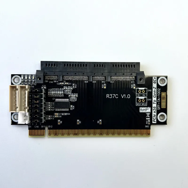 PCIe 5.0 X16 EDSFF 4C+ Adapter Eight Increase Test Card for Servers Slot Protection with Gen3/Gen4/Gen5  Height Increase Test