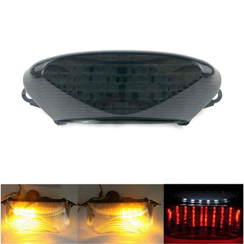 NEW-LED Rear Taillight Motorcycler Integrated Tail Light Turn Signal Light For HONDA VTR1000 VTR 1000 1997-2005