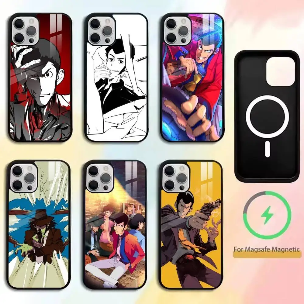 

Lupin-Daisuke Jigen-Fujiko Mine Phone Case For iPhone17,16,15,14,13,12,11 Plus,Pro Compatible with magnetic wireless charging