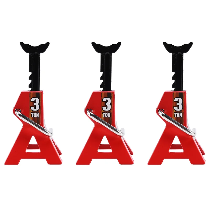 

B50B-6Pcs 1/10 RC Cars Metal Jack Stands Repairing Tool RC Crawler Climbing Car Repair Tools Diecasts Vehicles Model Parts,3T