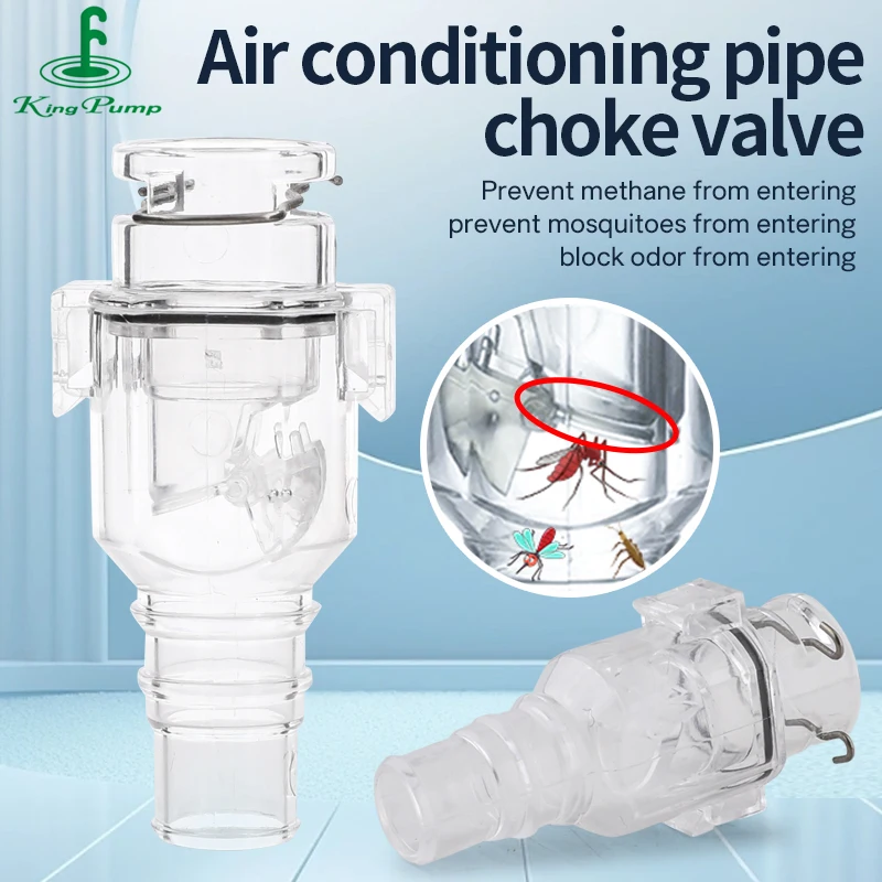 King Pump Airconditioner Choke Valve Dredging Check Valve Odor Insect Wind Noise Quick Fit Valve Backwater Bend Check Valve