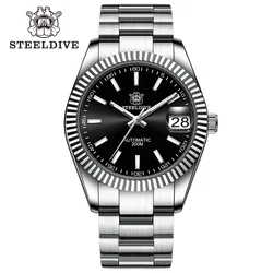 STEELDIVE Official SD1933 Retro Multi Color Dial Mechanical Men's Wristwatch Swiss BGW9 Luminous NH35 Movement 20Bar Waterproof