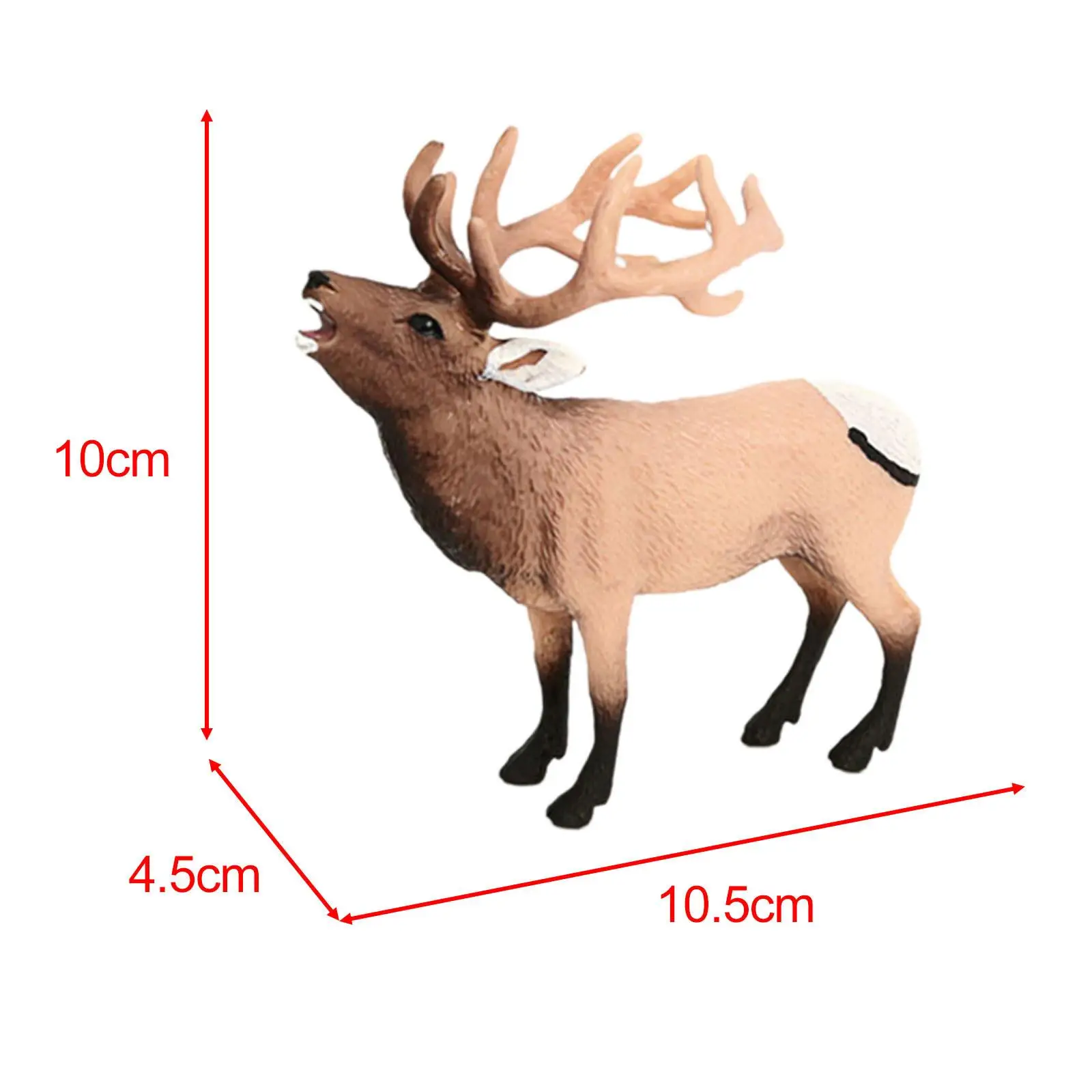 Figuras de animales de simulación, 5 piezas, criaturas del bosque