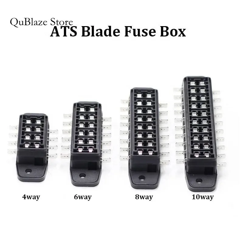 حفارة جرار بحري 6 طريقة 12 فولت القياسية الدائرة صندوق السيارة تيار مستمر الكهربائية مقاوم للماء RV السيارات شفرة فيوز كتلة مع غطاء