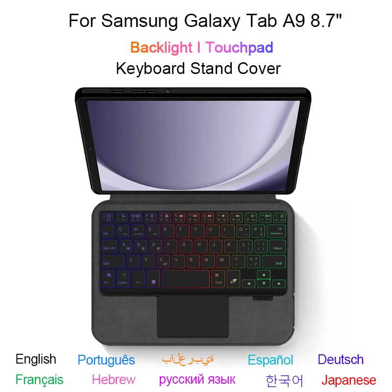 Magic Keyboard Case For Samsung Galaxy Tab A9 8.7