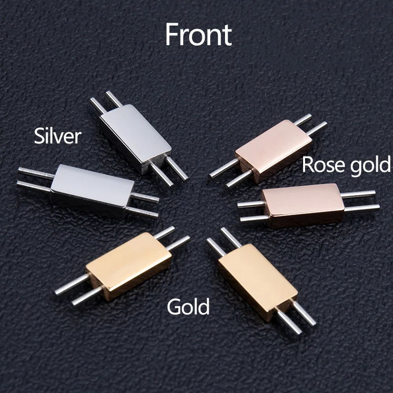 13mm End Link Connection Stainless Steel For PA-TEK PHILIPPE PP 5711 5712G Watch Strap Rubber Leather Nautilus Watchband