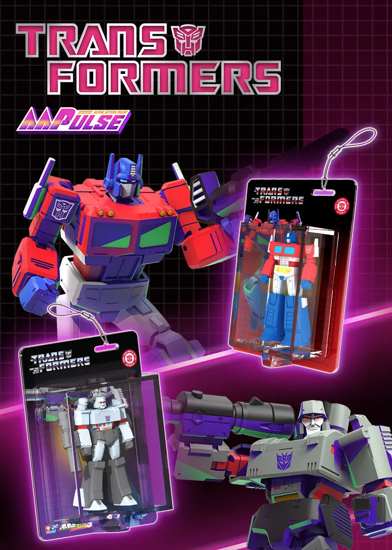 Retro Transformers Kartenfigur G1 Miniatur-Replik Optimus Prime Mini-Blisterverpackung Bumblebee Auto-Anhänger Dekoration Spielzeug – Detail 1