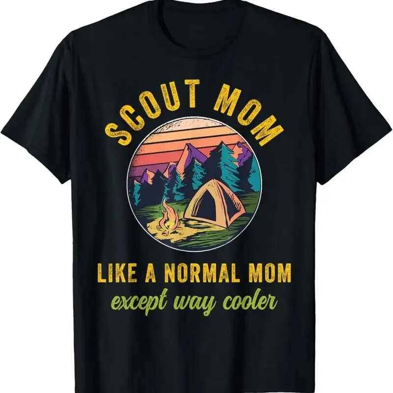 

Scout Mom Scouting Troop Leader Boys Girls Camping Lovers T Shirt