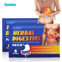 Sumifun 6pcs Stomach Pain Relief Stomachache Patch Gastric Gastritis Treatment Digestive System Problems Care Chinese Medicine