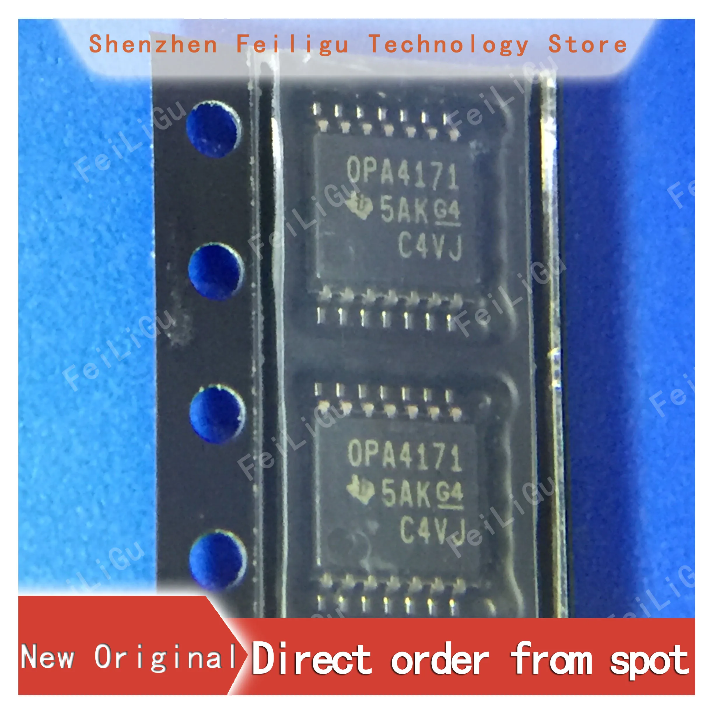 

5/15/30/50Pieces 100% New Original OPA4171AIPWR OPA4171AIPW OPA4171 Package:TSSOP14 Operational Amplifier Chip