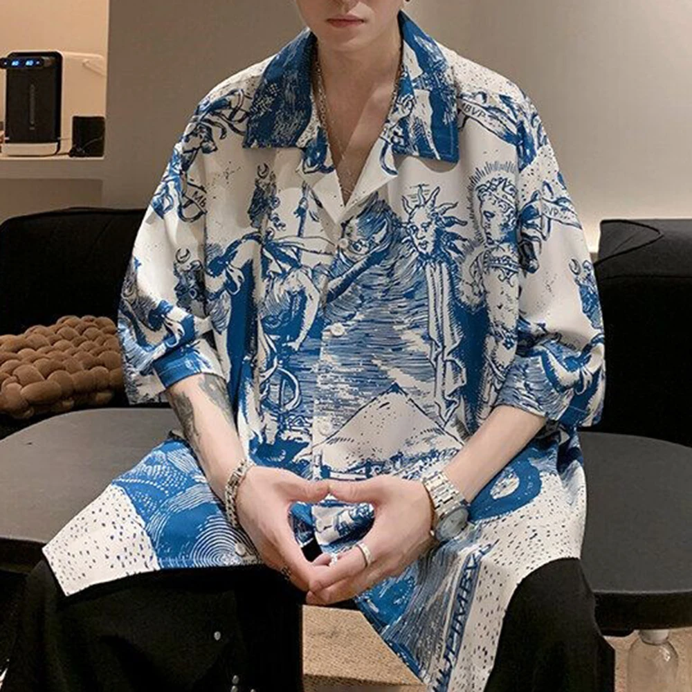 남성 엠보싱 프린트 캐주얼 하와이안 셔츠 여름 스트릿웨 - Summer Clothing Trends For Men 2026 리뷰 및 가격