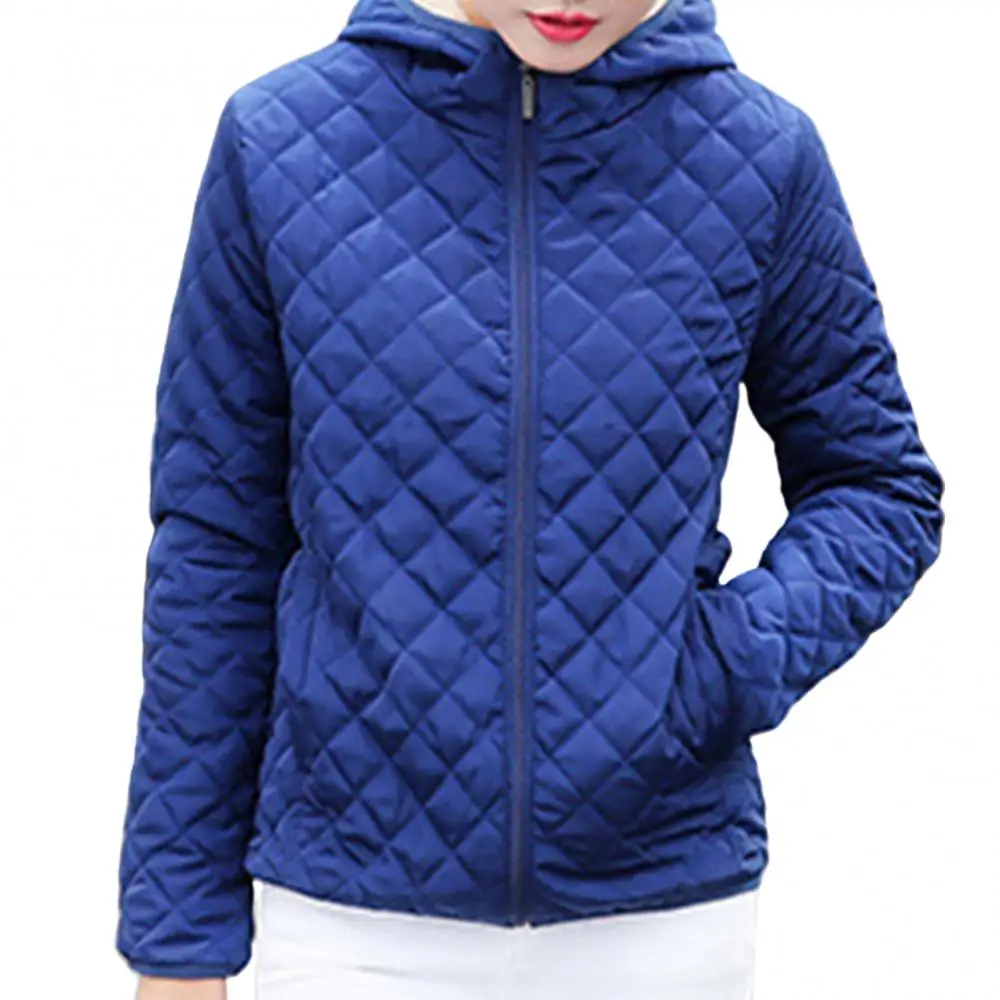 

Women's Hooded Jacket Casual Basic Warm Parka Coat Autumn Winter New Solid Light Soft Outerwear fashion style