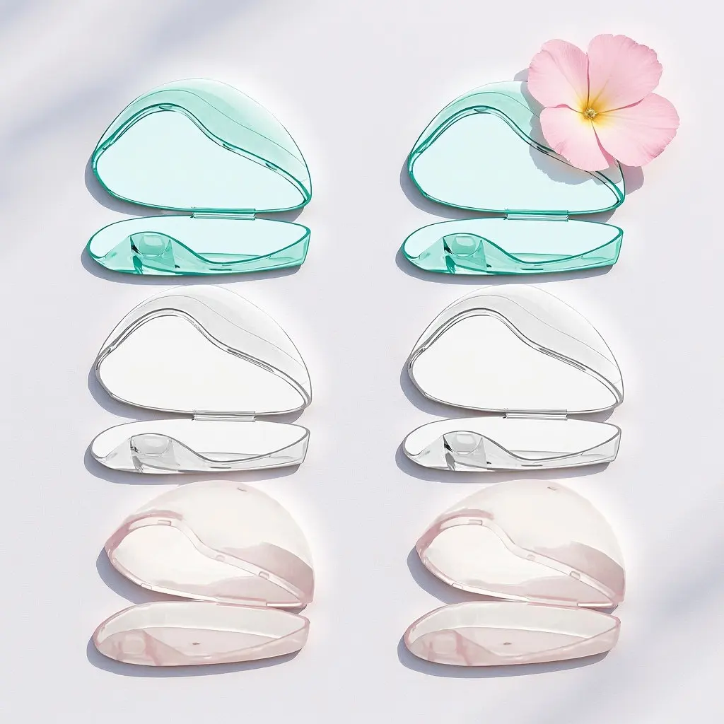 6 قطع حافظة شفافة للهاية - حافظة هاية محمولة مقاومة للغبار ومستقرة للسفر والاستخدام اليومي