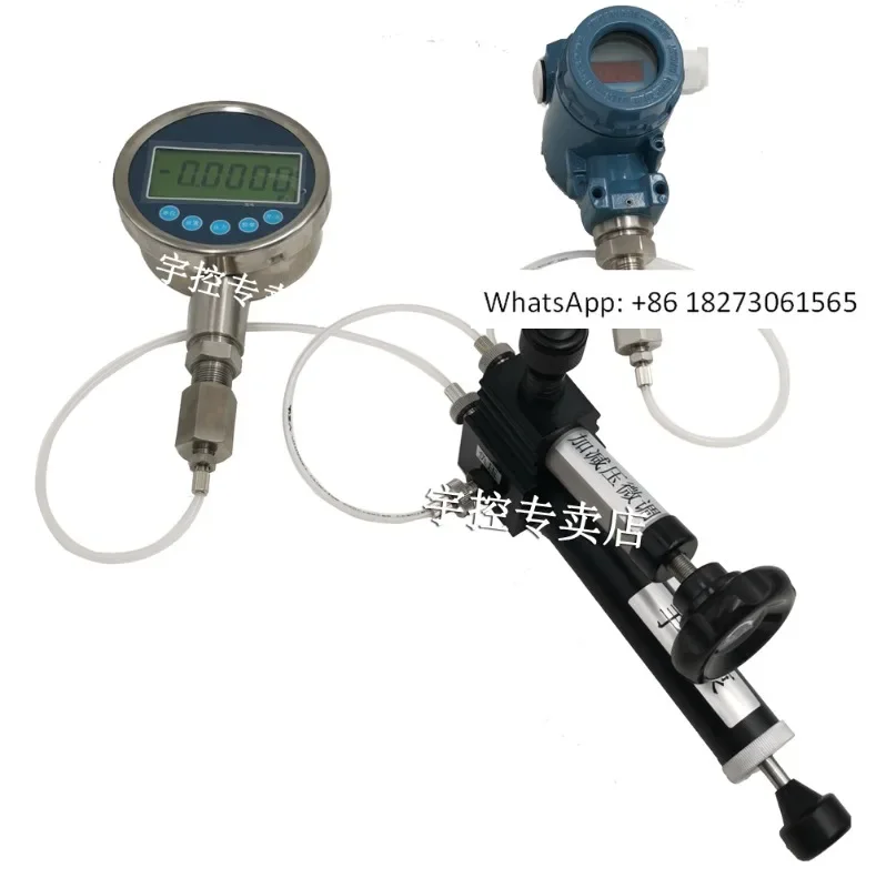 Micro pressure calibrator desktop, vacuum signal generator for pneumatic pump, hand pump
