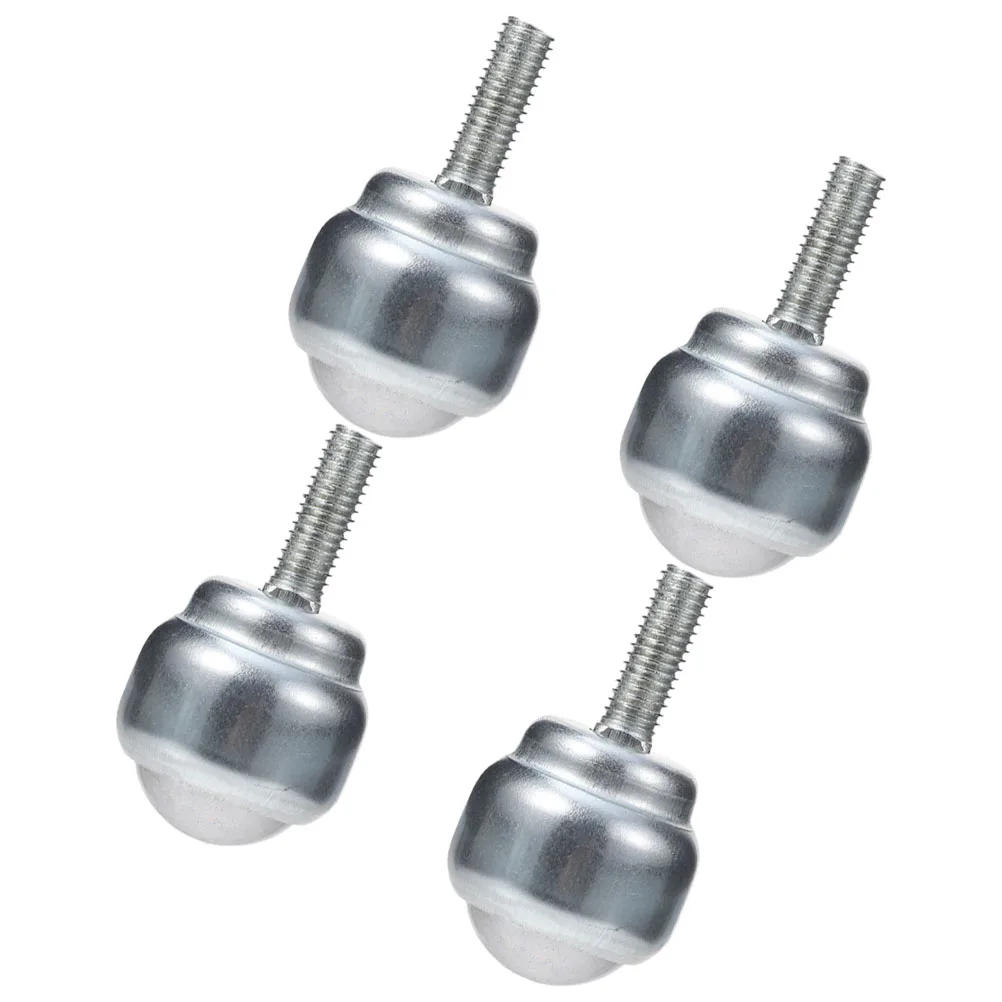 

4 Pcs Workbench Ball Bearing Wheels Ball Transfer Roller Roller Caster Metal Workbench Tool Parts 360 Degree Rotation Bearings