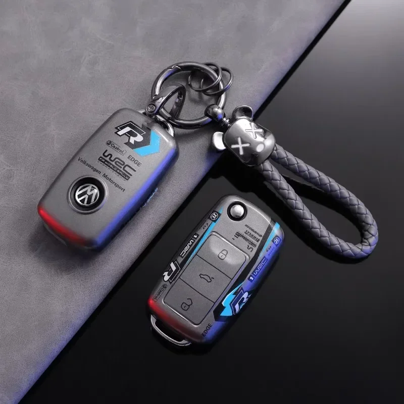 TPU soft rubber car key case for Volkswagen Paula Suten Passat/ POLO/Golf /Santana/ Tiguan Welling keychain accessories