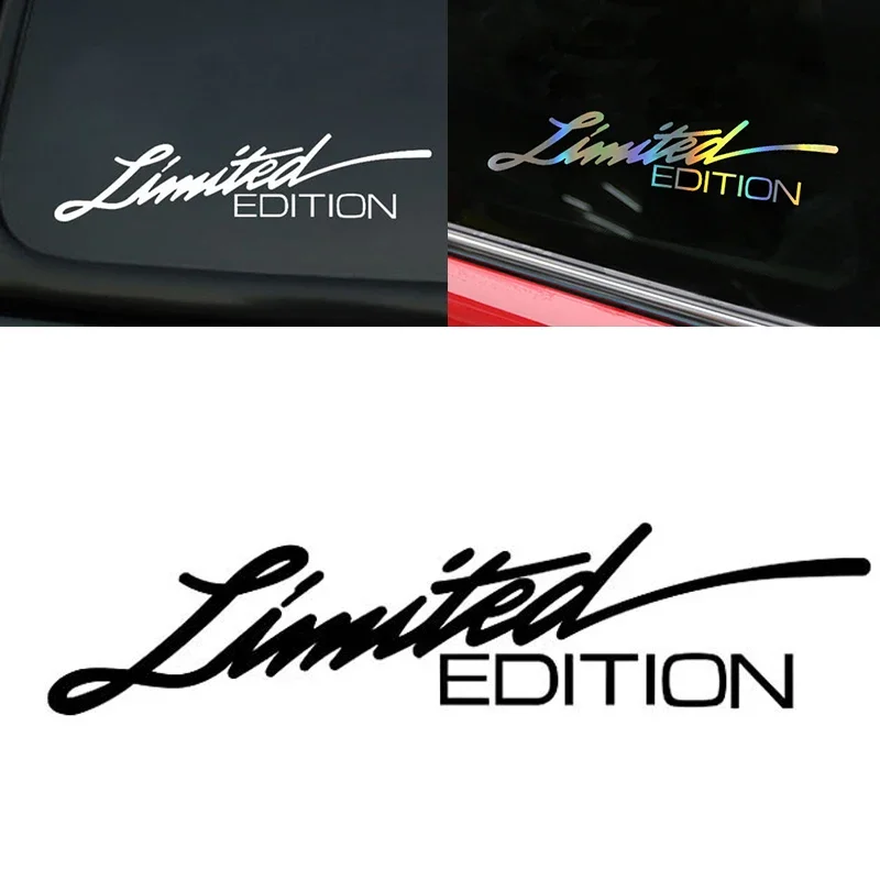 LIMITED EDITION Vinyl Car Window Sticker Car-styling Decal Decoration Waterproof Sunscreen Super Reflective Sticker 16CM*3.8CM