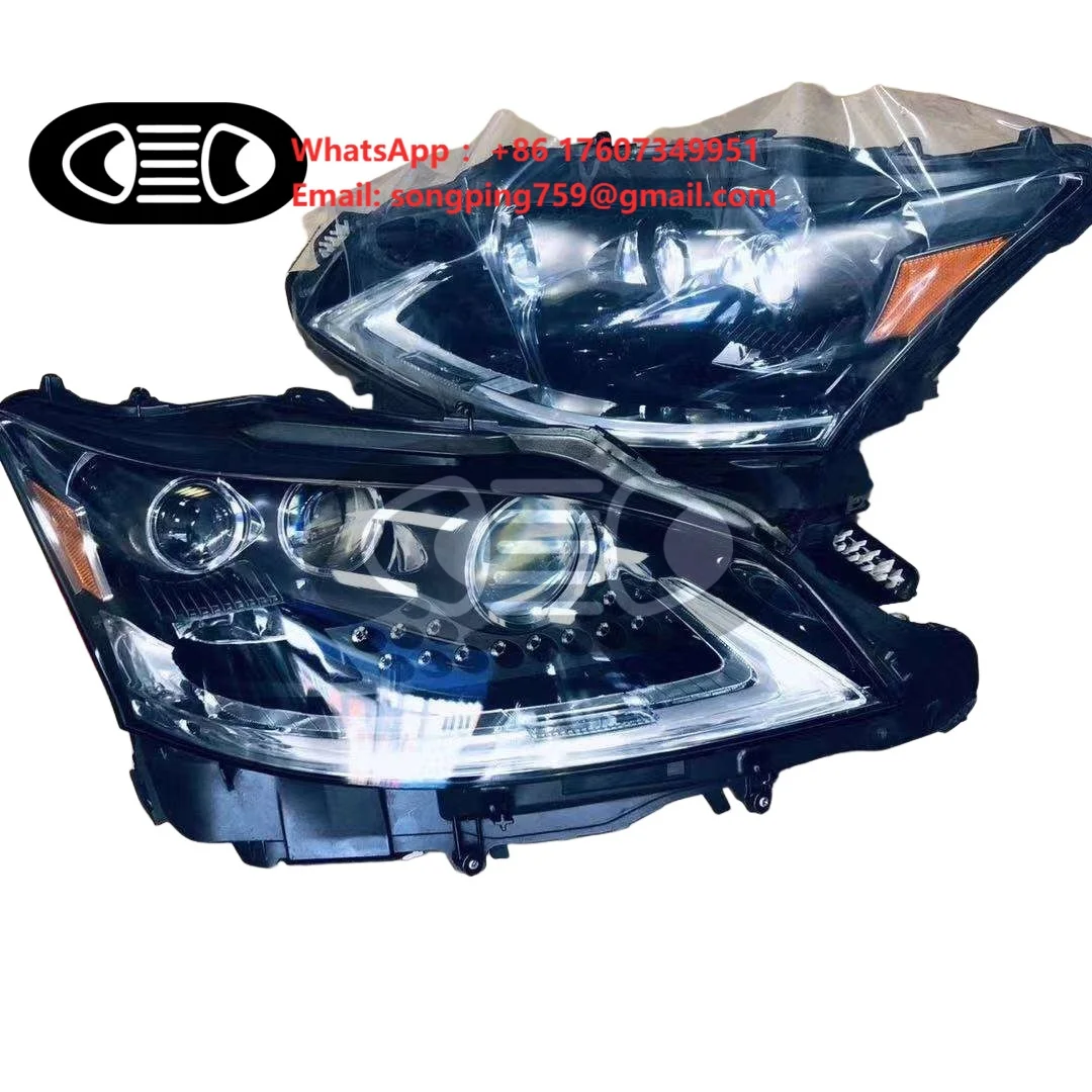 TUZHIHAO 2013-2016 for Lexus LS460L Facelift LED Headlights Hot Sell Three Eye Rx350 Front Headlights LS600HL Upgraded Daytime