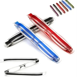 Unisex 360 Degree Rotation Folding Reading Glasses Portableoptical Resin Eyeglasses Presbyopia Hyperopia Glasses for Women Men