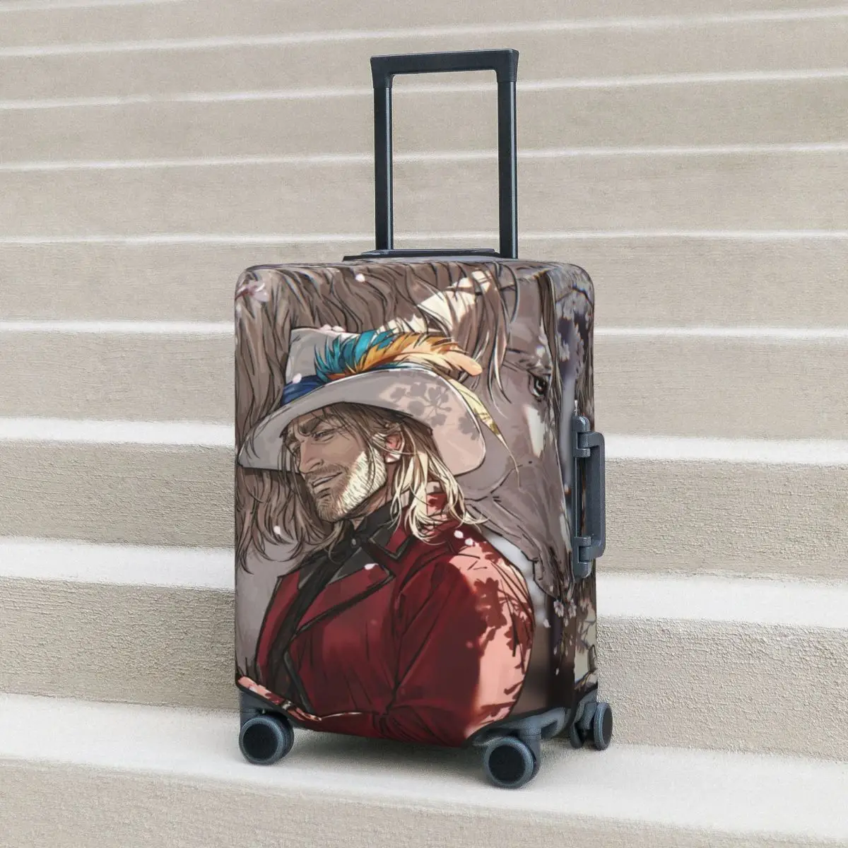 Arthur Morgan Vintage Explorer With Horse Suitcase Cover Business Flight Fun Luggage Supplies Protector