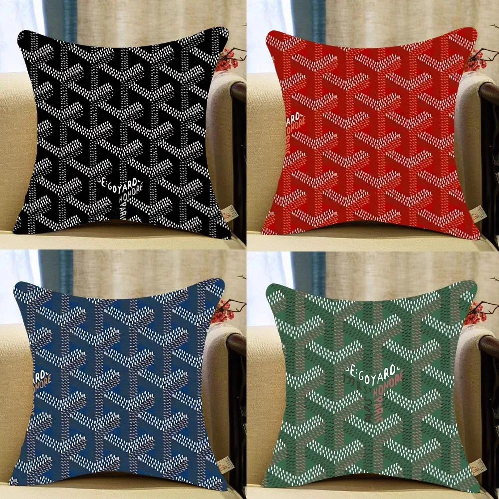 G-Goyard Pillow Case Throw Pillow Cover Nordic Vintage Style Cushion Covers Home Living Room Sofa Couch Seat Decor