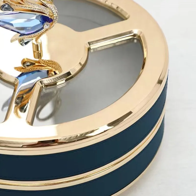 صندوق تخزين الفواكه المجففة، طاولة قهوة لغرفة المعيشة، حلوى خفيفة فاخرة مع غطاء، وجبات خفيفة منزلية #3