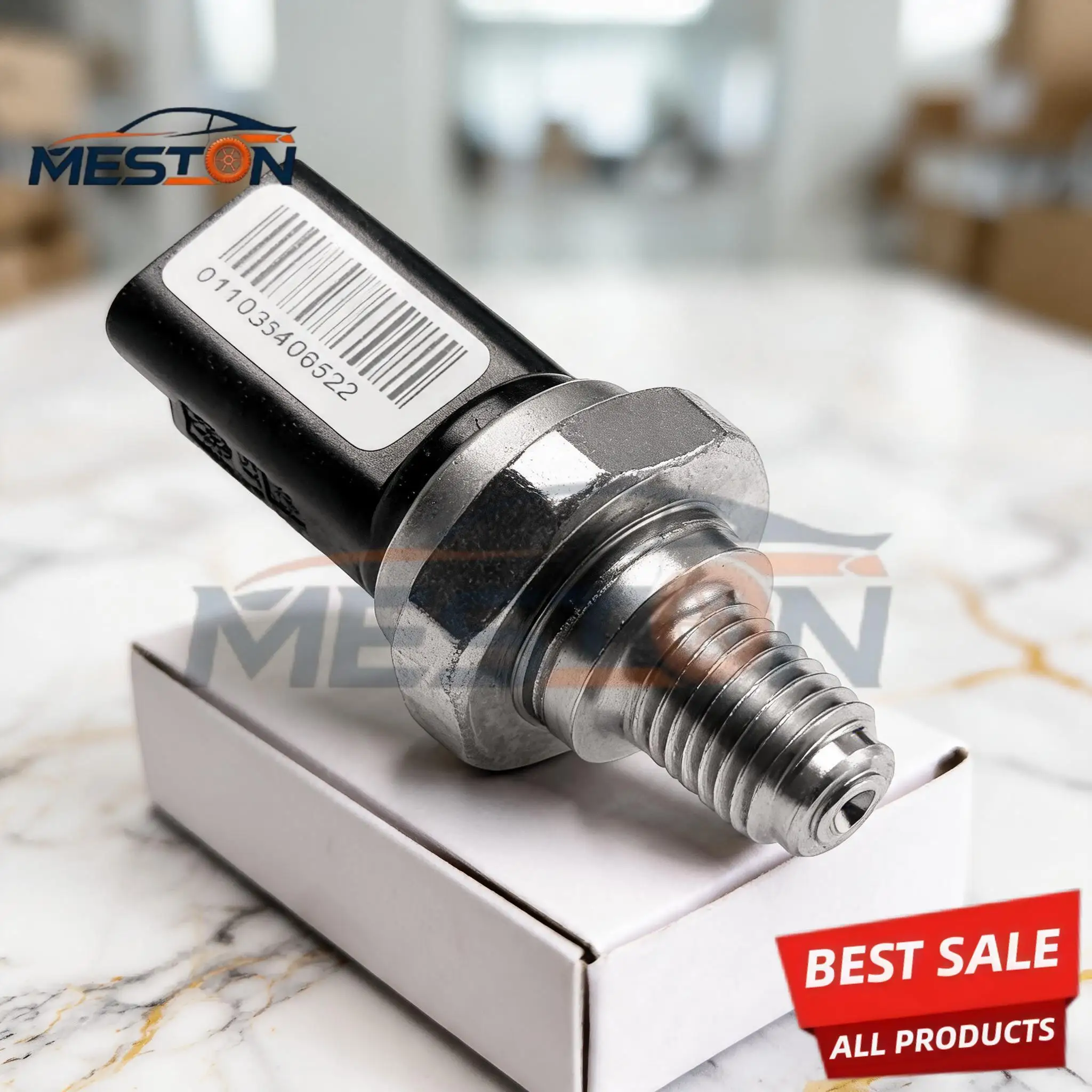 OEM 5WS40208 8200579287 8200397346 Fuel Rail Pressure Sensor for Renault 1.5 dCi Clio MK2/MK3 Megane Scenic