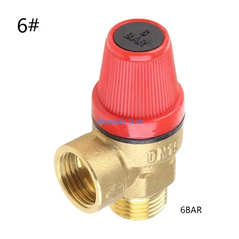 U2JC Brass Safety for Valve Drain Relief Swithch For Solar Water Heater Inner&Outer W