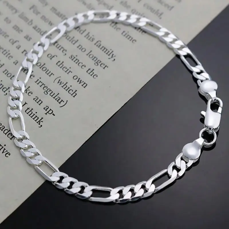 New Chain For Men Women Bracelet Necklace Jewelry Set Lady Christma Gifts Charms