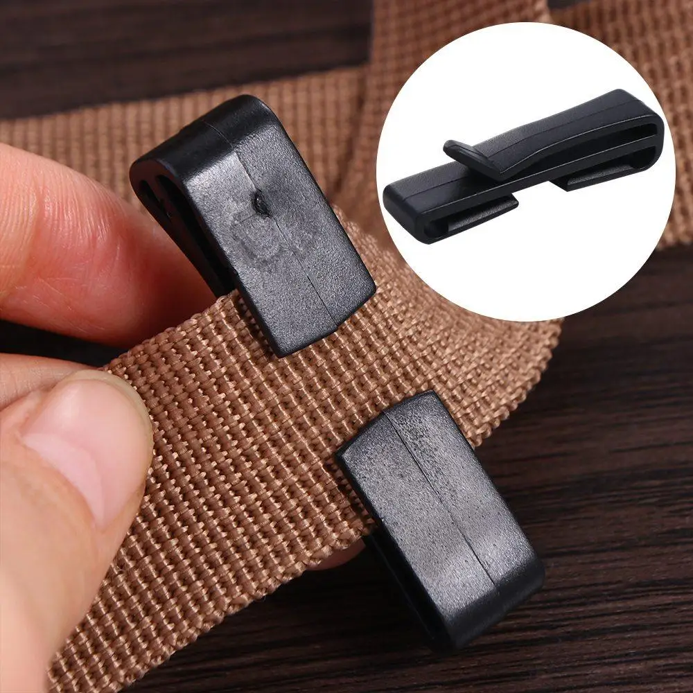 Clip Molle Buckle Belt Clamp Fixer Buckle Woven Belt Buckle Backpack Buckle Helmet Clip Waist Belt Clip Strap Buckle Mask Clip