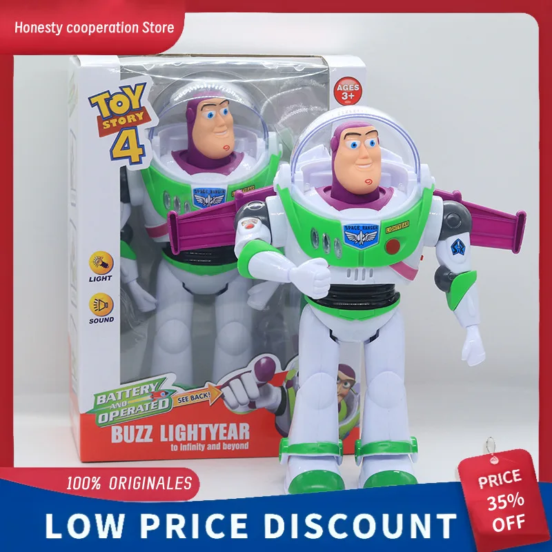 

Toy Story Buzz Lightyear Model Toys Pixar Electric Walking Robot Doll Action Figure Toy Birthday Gift Model For Children Toys