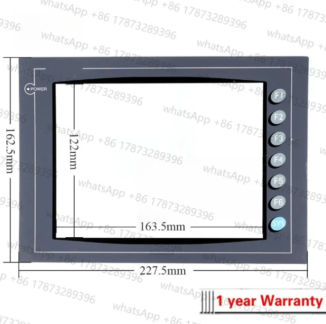 لوحة شاشة لمس زجاجية محول رقمي لـ Delta DOP-A80THTD1 DOP-AE80THTD DOP-AE94BSTD لوحة شاشة لمس مع فيلم تراكب أمامي #1