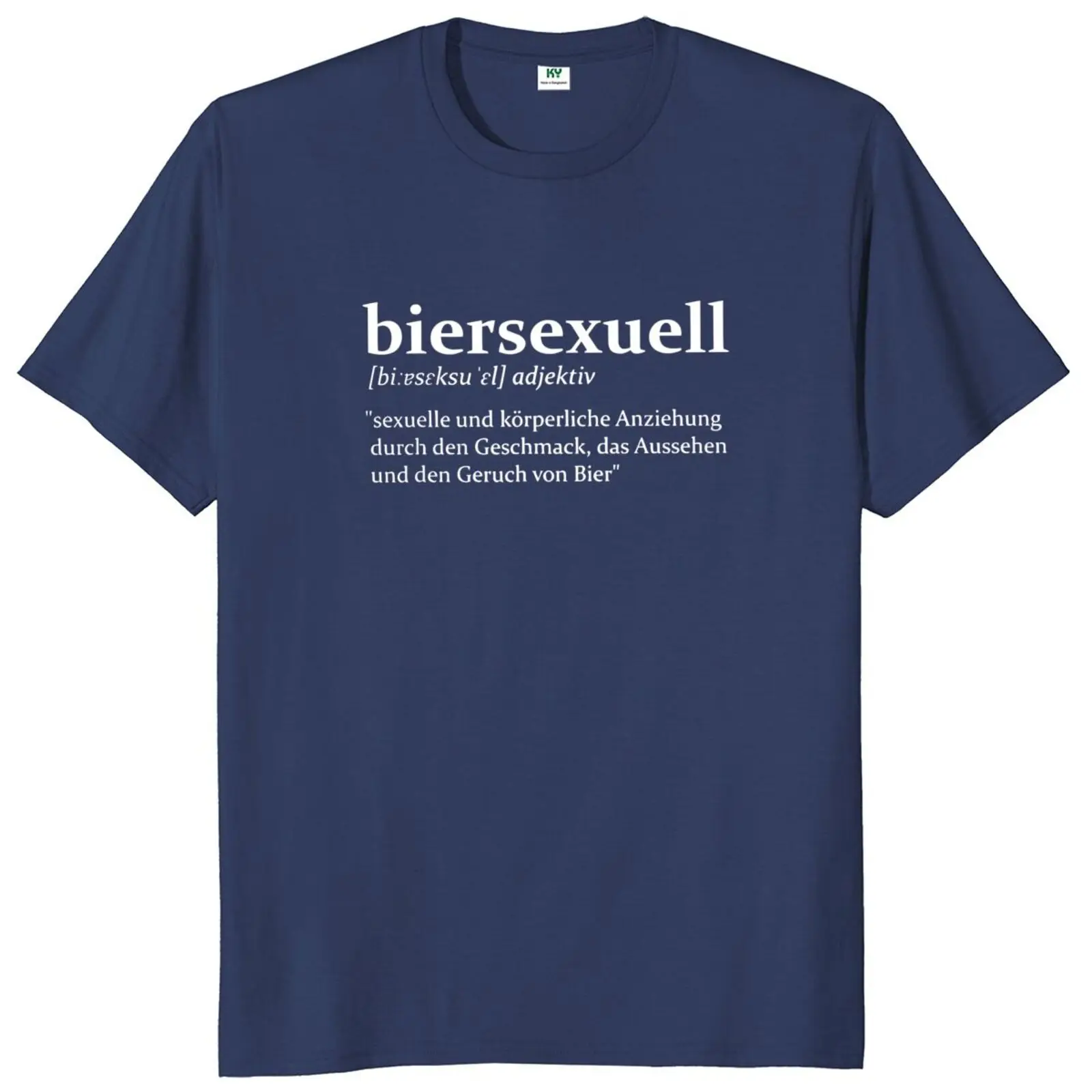 Biersexuell  T Shirt German Humor Beer Lovers Y2k T-shirt For Men Women Casual 100% Cotton Unisex Summer Soft Tee Tops EU Size