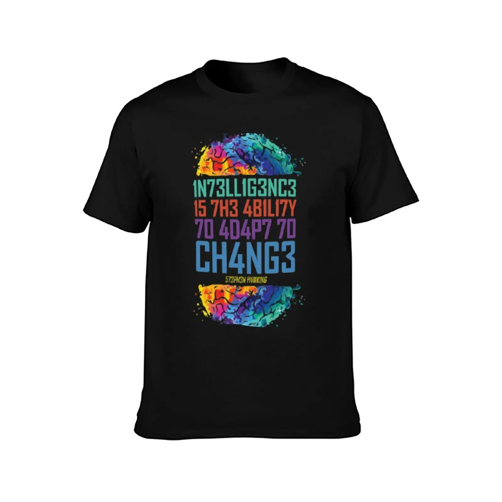 adapt to changes and learn new things T-Shirt Casual Daily Wear Short Sleeve Top T-Shirt