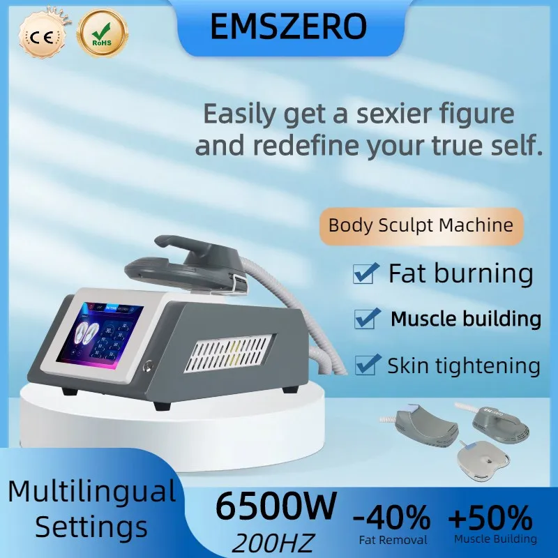 New EMS Sculpt Machine RF Emszero Body Sculpting Weight Loss Massager 15 Electromagnetic Fat Slimming Muscle Stimulation Device