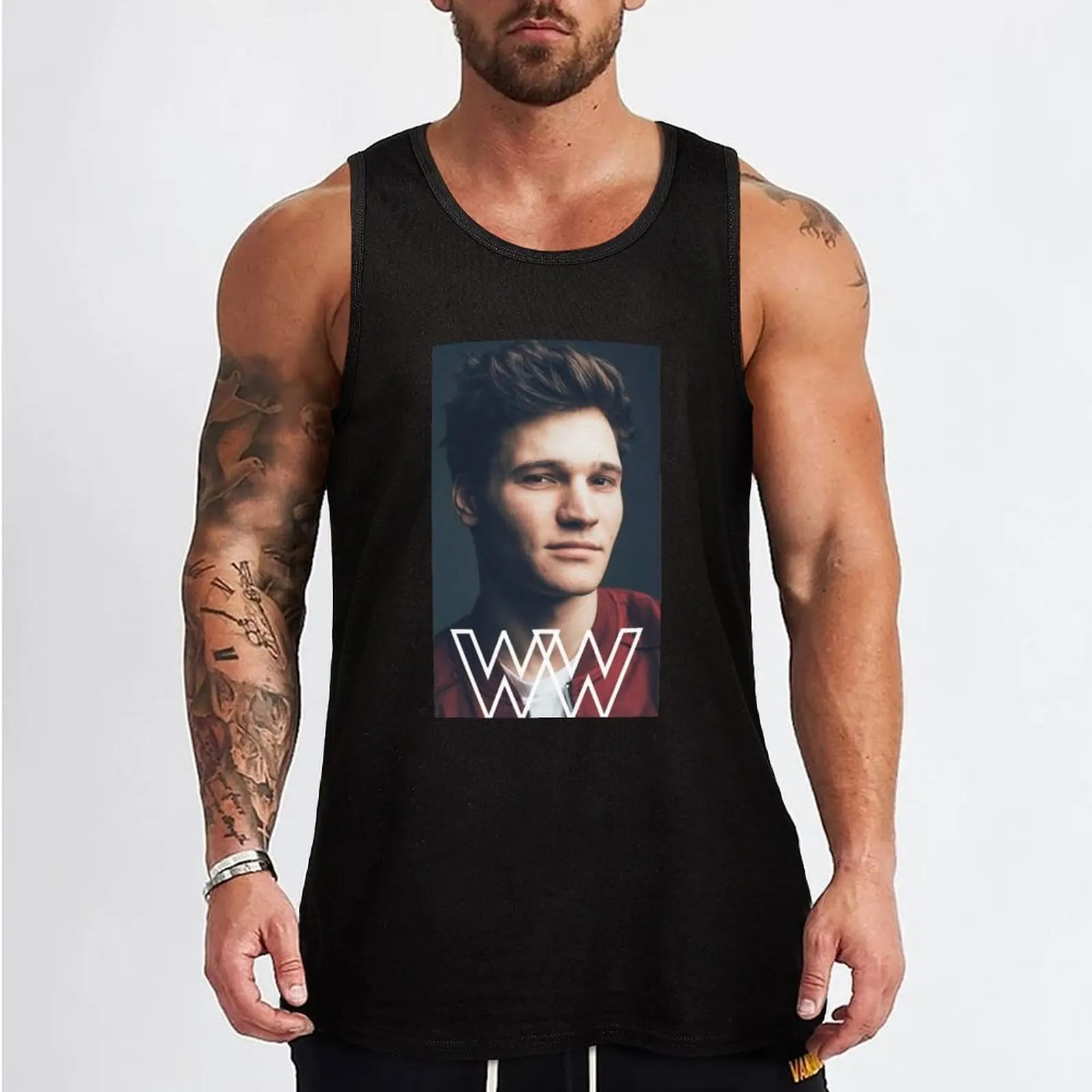 Wincent Weiss Tank Top Work Casual Tank Top Durable Sleeveless Top