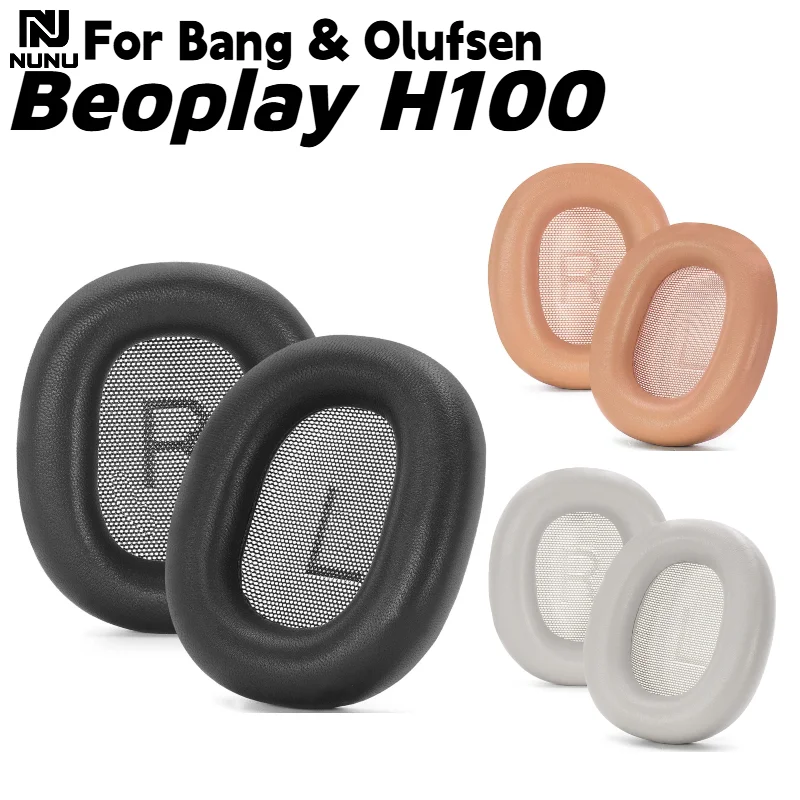 Replacement magnetic attraction Memory sponge lambskin Earpads For Bang & Olufsen Beoplay H100 Gaming Headset perfect adaptation