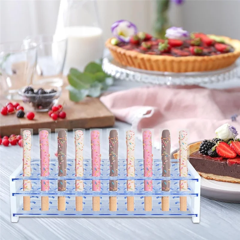 

B92B-держатель для удочки-петлицы и 200 прозрачных сумок для удочек, держатель для удочек с 40 отверстиями, пластиковые удочки для ролевых игр на день рождения