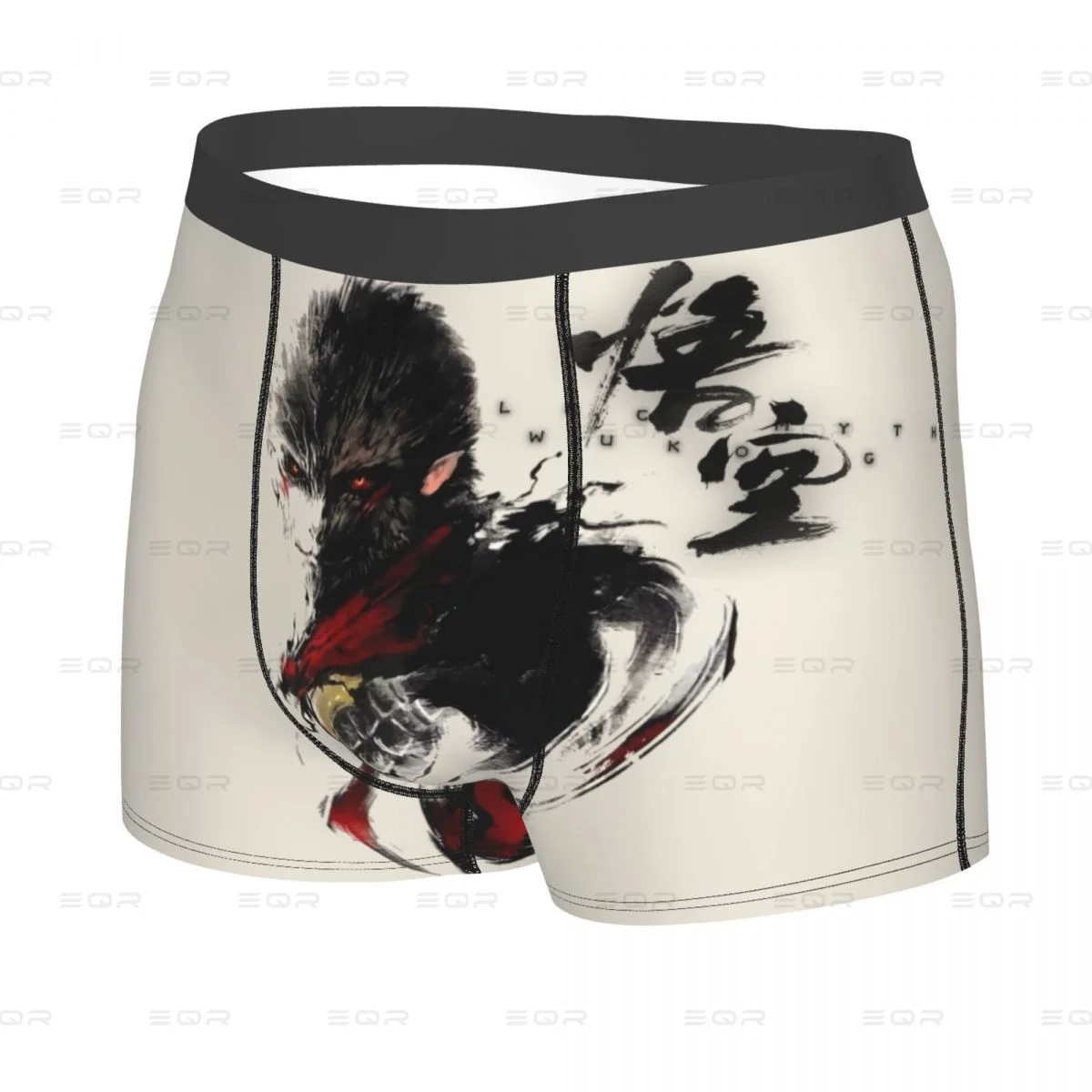 Zwarte Mythe Wukong Heren Boxershort, Zeer Ademend Ondergoed, Hoge Kwaliteit Shorts Met 3D-print Cadeau-Idee