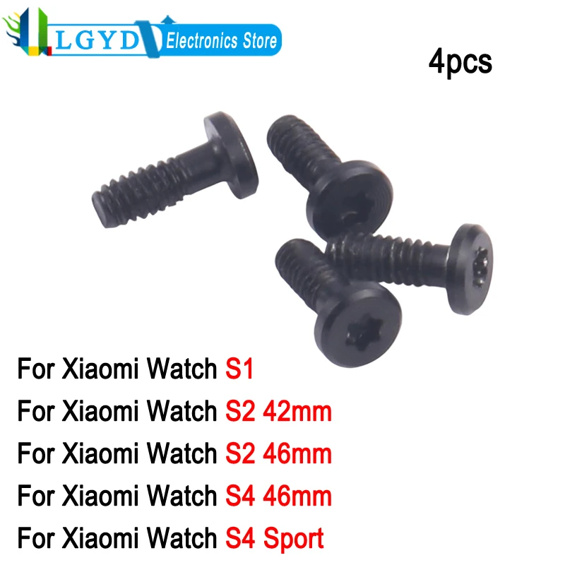 

4pcs Back Cover Screws For Xiaomi Watch S1 / Watch S2 42mm / Watch S2 46mm / Watch S4 46mm / Watch S4 Sport