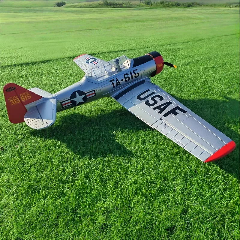 Dynam At6 Texan With A Wingspan Of 1.4 Meters Looks Like A Real World War Ii Model Fixed Wing Airplane Model Casual Toy Gift