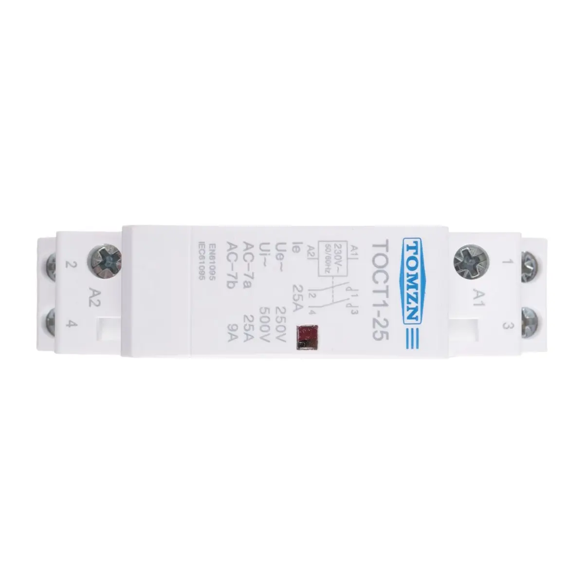 A64I  TOCT1-25 2P 25A 220V/230V 50/60HZ Din Rail Household Ac Modular Contactor 2NO AC Contactor