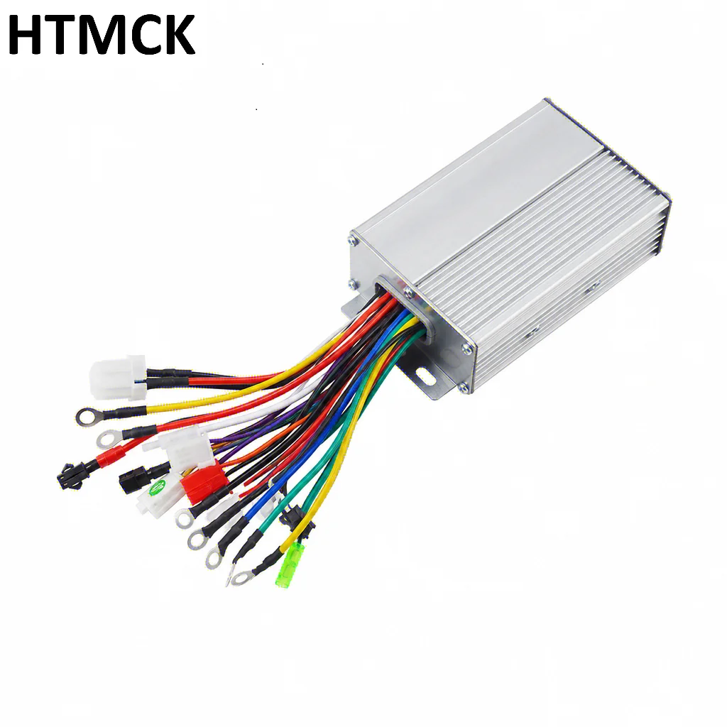 HTMCK 36V/48V 350W Electric Bike Brushless DC Motor Controller - Electric Bicycle Accessories for E-Bike Scooter