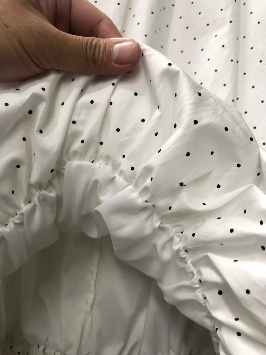 Jupe coréenne bouffante taille haute pour femme avec motif élastique, adaptée aux déplacements quotidiens, décontractée et polyvalente...