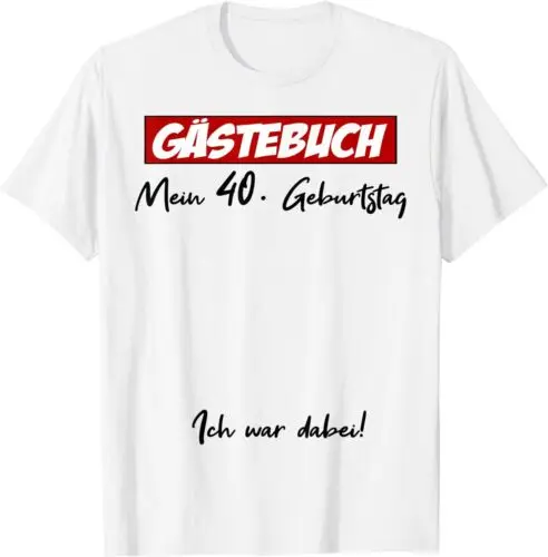 

Neu Geburtstag Gästebuch 40 Jahre 1981 Mann Frau Geschenk Premium T-shirt