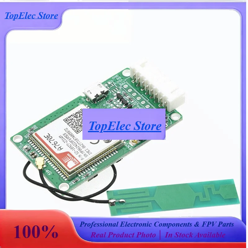 TopEsSIMCOM A7670E LTE Cat1 Module, 4G+GSM+GNSS GPS Positioning IoT Wireless Communication Module