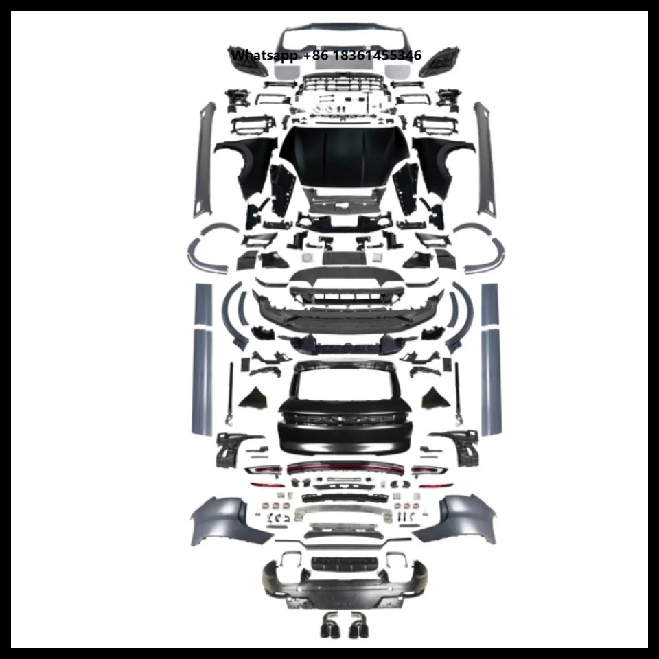 Car Body Kit for 958 11-17 Upgraded to 9Y0.2 GTS Front Rear Bumper Headlight Taillight Hood Fender
