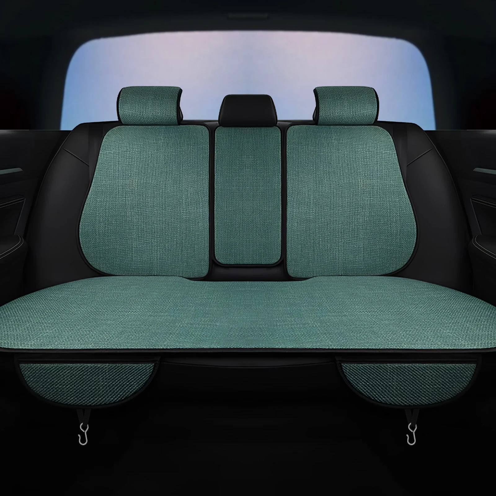 

50Pcs Car Seat Cover Hook Heavy Duty Iron Fixing Hook for Seat Cushion Pad Auto Interior S-Shaped Secure Fastening Tool